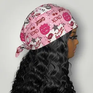 I'm Literally Just a Girl Satin-Lined Cotton Nursing Scrub Cap – Imperfect Print