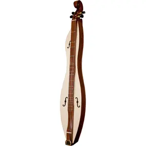 Roosebeck Mountain Dulcimer 4-String Cutaway Upper Bout F-Holes Scrolled Pegbox