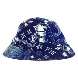 Pre-owned Louis Vuitton Cotton Small Leather Goods Bonnet Monogram Bucket Hat