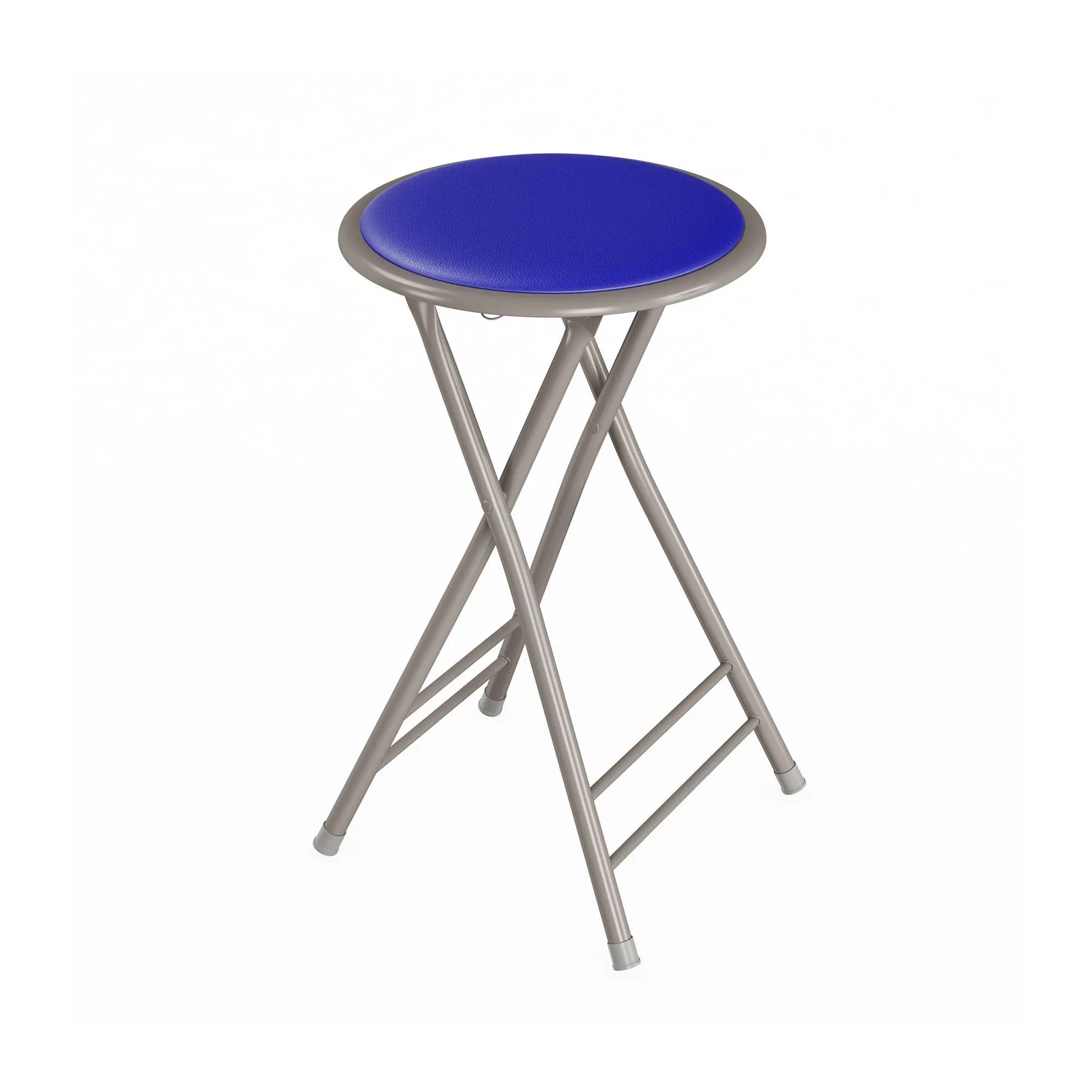 Trademark Home Backless 24" Folding Stool Kitchen or Rec Room