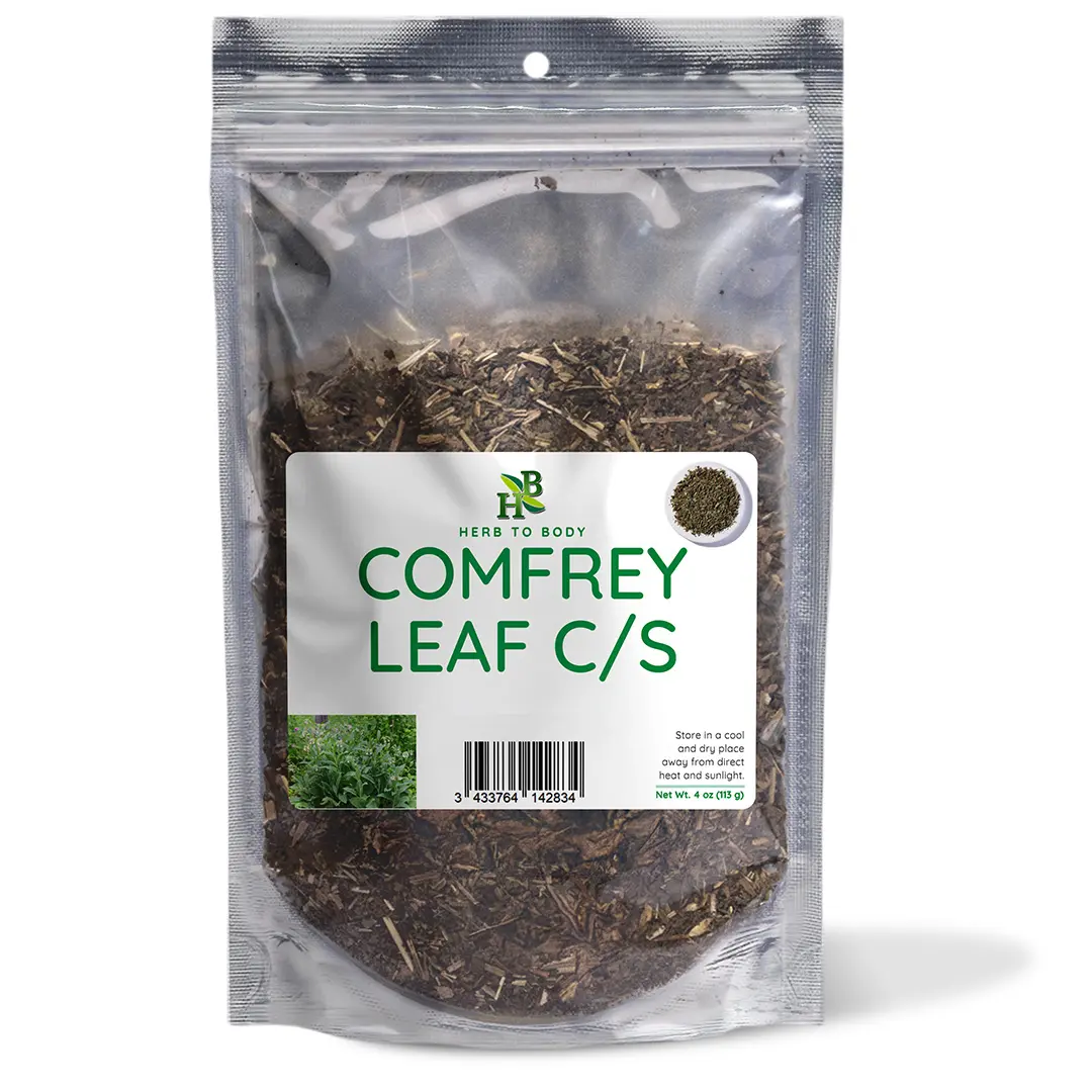 Comfrey Leaf C/S - 4oz | Cut & Sifted – External Use | Herb To Body