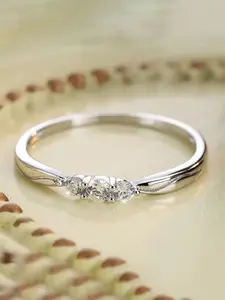 1 PC Fashion Cubic Zirconia Solitaire Engagement Ring For Women For Wedding Engagement Party Jewelry Valentine's Day Gift