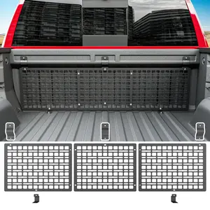 xipoqix Front Bed Molle Panel Compatible with 19-25 Silverado GMC Sierra Truck Panel System Replacement for 2019-2025 Chevy Silverado Accessories