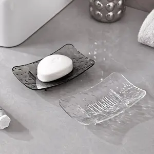 2pcs Creative Soap Dish Holder with Drainage Holes, Soap Storage Box