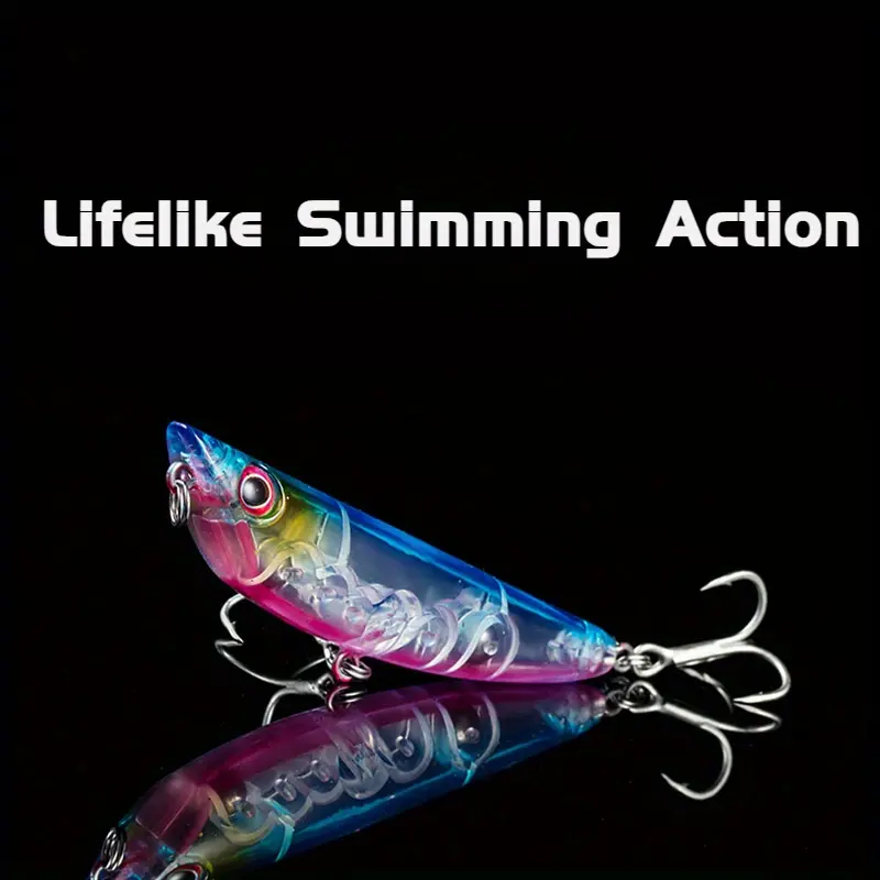 Lure Bait Pencil Zigzag Hard Bait Fake Bait Surface Series Long Casting Wave Lying Topmouth Culter Bass Bait Sea Fishing