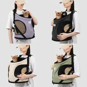 Front-Hold Tote Pet Backpack for Dogs and Cats
