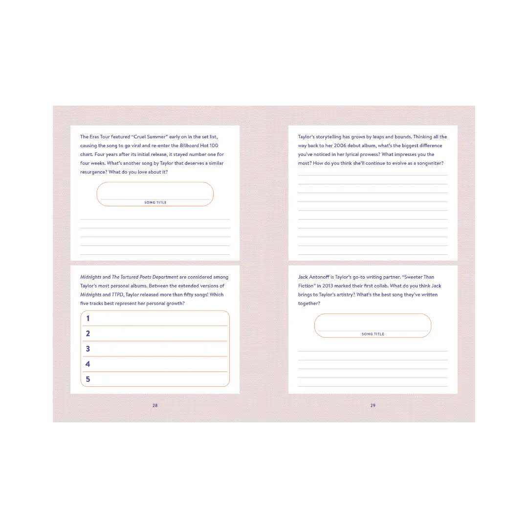 I LOVE TAYLOR SWIFT UPDATED & EXPANDED VERSION: AN UNOFFICIAL FAN JOURNAL [Hardcover]