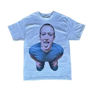 Zuckie Men's Unisex 100% Cotton Casual Round Neck Short-Sleeve Graphic T-Shirt, Streetwear Outfits Funny Tee, Tshirt