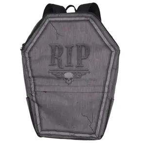 Tombstone Coffin RIP Gothic Zippered Backpack by Kreepsville 666