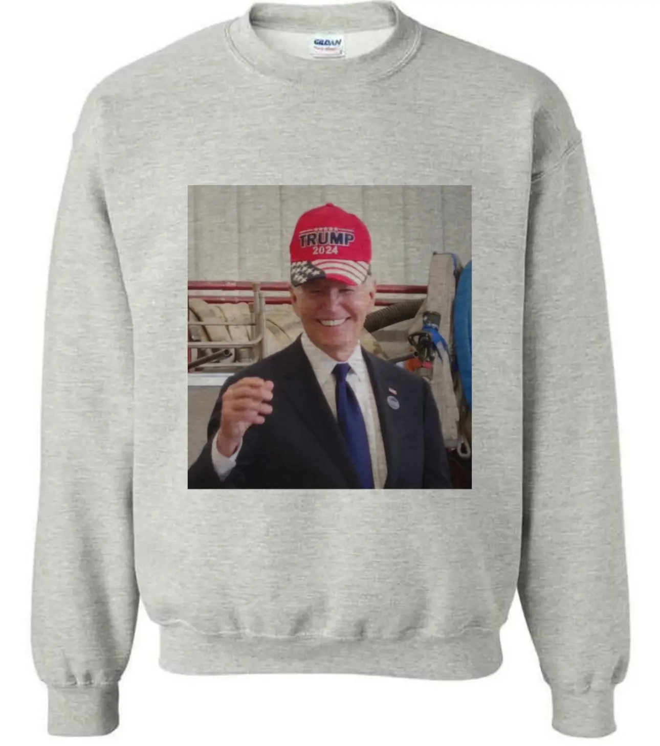 Crewneck Sweater MAGA Menswear Sweatshirt
