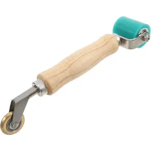 Dualhead Silicone Seam Roller Brass Detail Roller Double End Silicone Seam House Paint Tool for Welding Smoothing for Home Renovation and Construction Projects