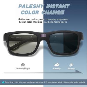 Paleshy 2026 Summer Uv400 Protective Sunglasses, Trendy Casual Intelligent Instant Color Fashion Glasses for Everyday Use, Suitable for Driving Fishing and Golf summerwins