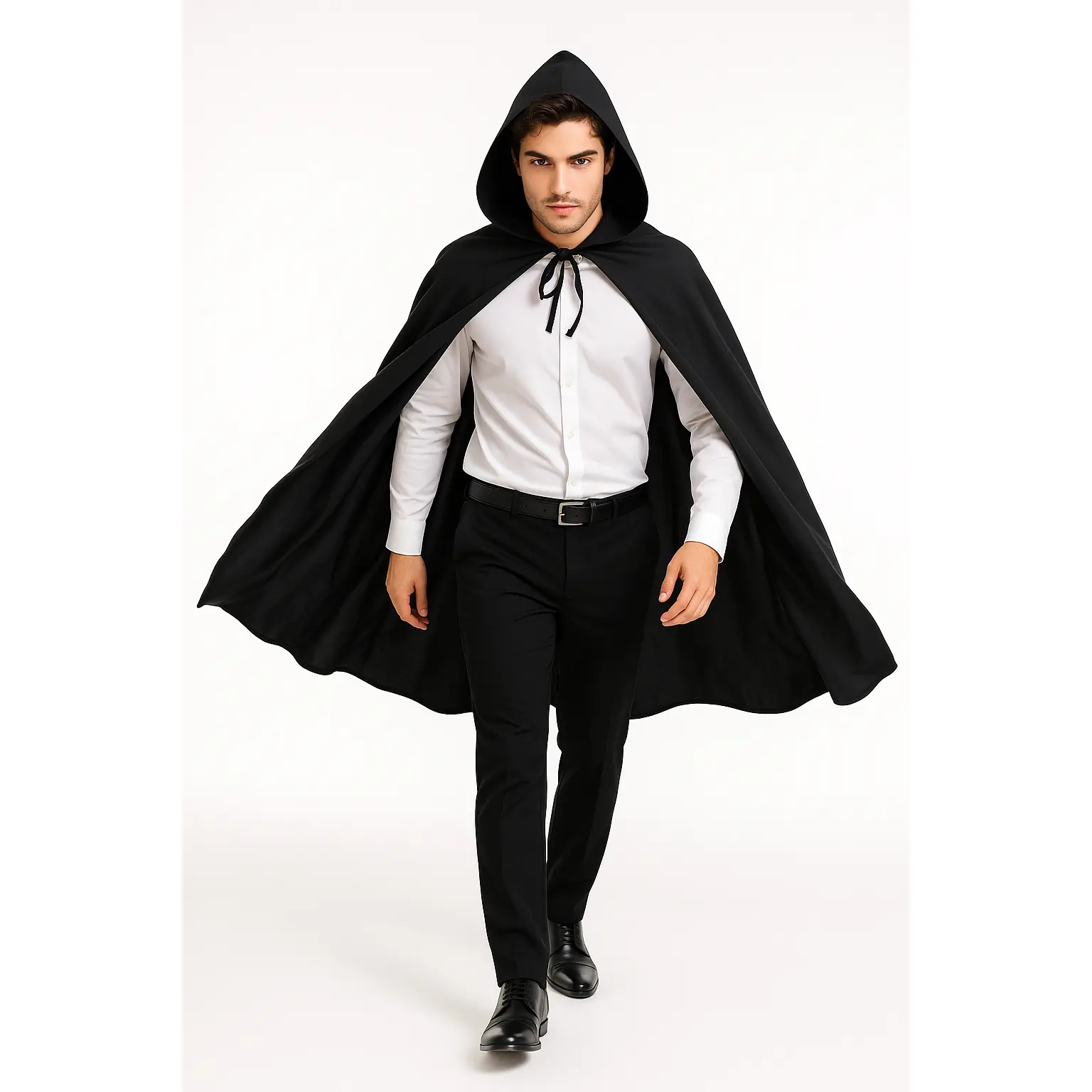 Adult Black Vampire Cape Costume Accessory for Halloween Adult Black Vampire Cape Costume Accessory for Halloween