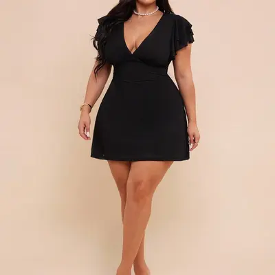 Outfits Shein Black Dress Plus Size Party Wear Dresses Shein Black Dress  Party Wear Dresses For