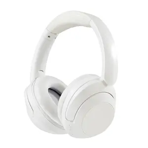 Electronic wireless Bluetooth headset, over-ear, heavy bass, Hi-Fi stereo sound, 65 hours of playtime, foldable, portable HD microphone, compatible with iOS/Android/PC, breathable earmuffs, no stuffiness, suitable for esports, sports and music