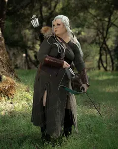 Olive Green Viking Dress Olive Green Viking Dress