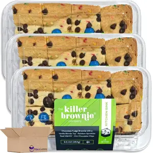 Killer Brownie Bites Value Pack | 8 Count | Kitchen Sink | Pack of 3 (24 Total Brownie Bites)