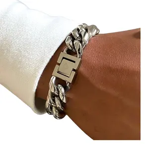 KLASSIC STATEMENT 16mm Cuban Link Bracelet Heavy Stainless Steel Gold & Silver Big Bold Show of Strength Class Luxury Statement Jewelry Unisex