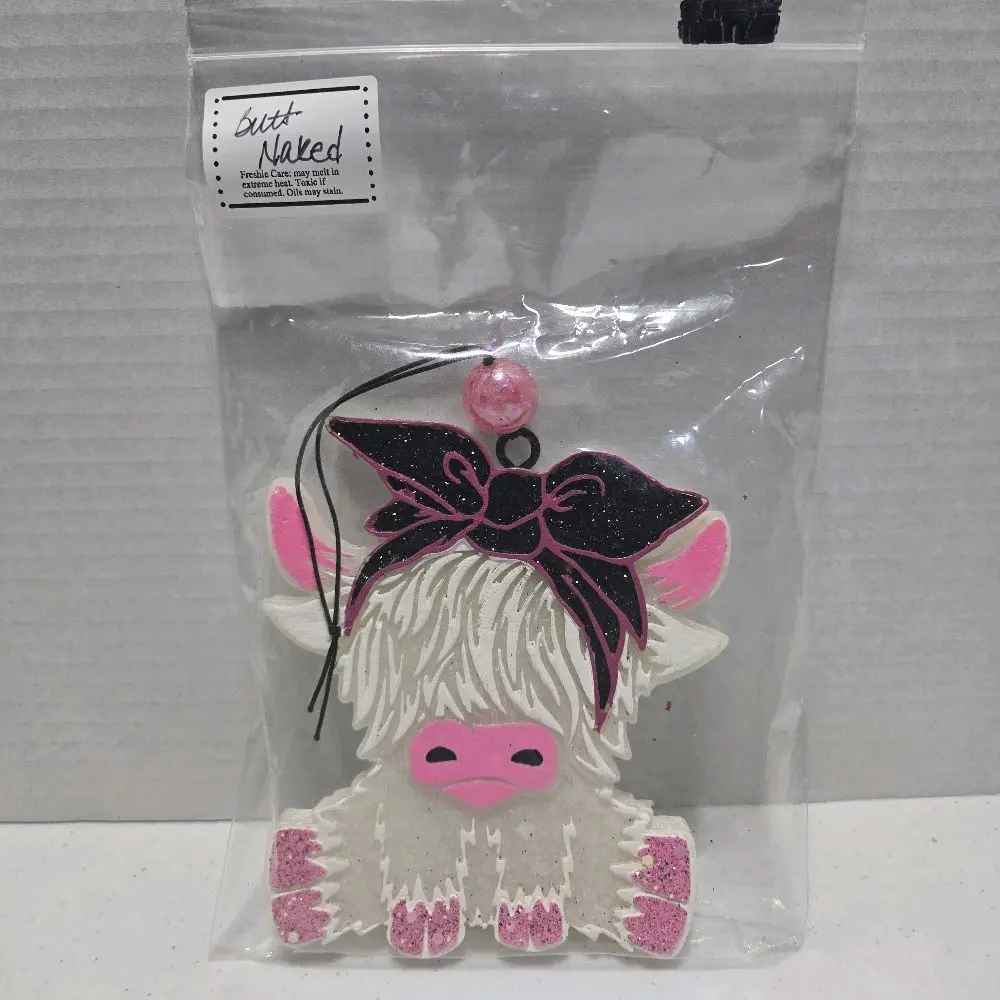 Freshies Air Freshener Cute Cow Butt Naked Car Home Closet Office
