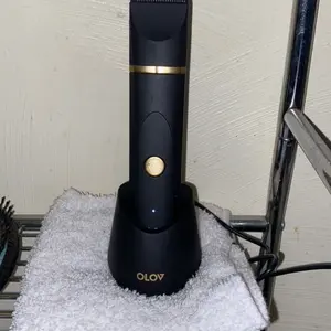 OLOV Electric Body Hair Shaver-Groin Hair Trimmer, Ball Trimmer for Men - Replaceable Ceramic Blade Heads,USB Recharge,Waterproof Male Hygiene Razor Safe Quick Gifts Cordless Gentle Trimming Fast Trimming