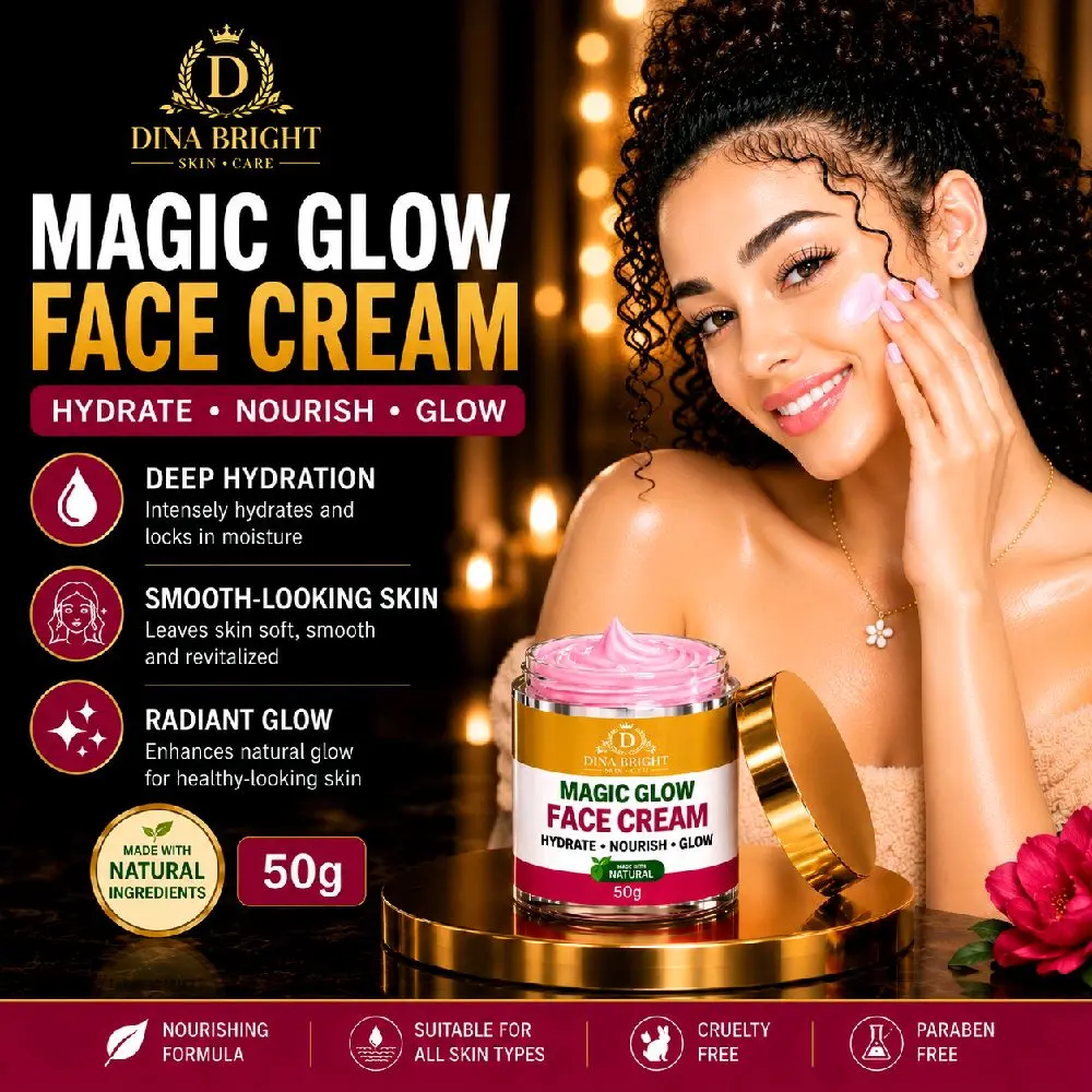 MAGIC GLOW BEAUTY BRIGHTENING FACE CREAM.