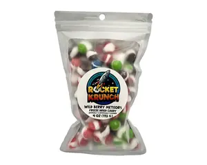 4 oz Wild Berry Meteors Freeze Dried Candy Sweet Snack Fruit Candies
