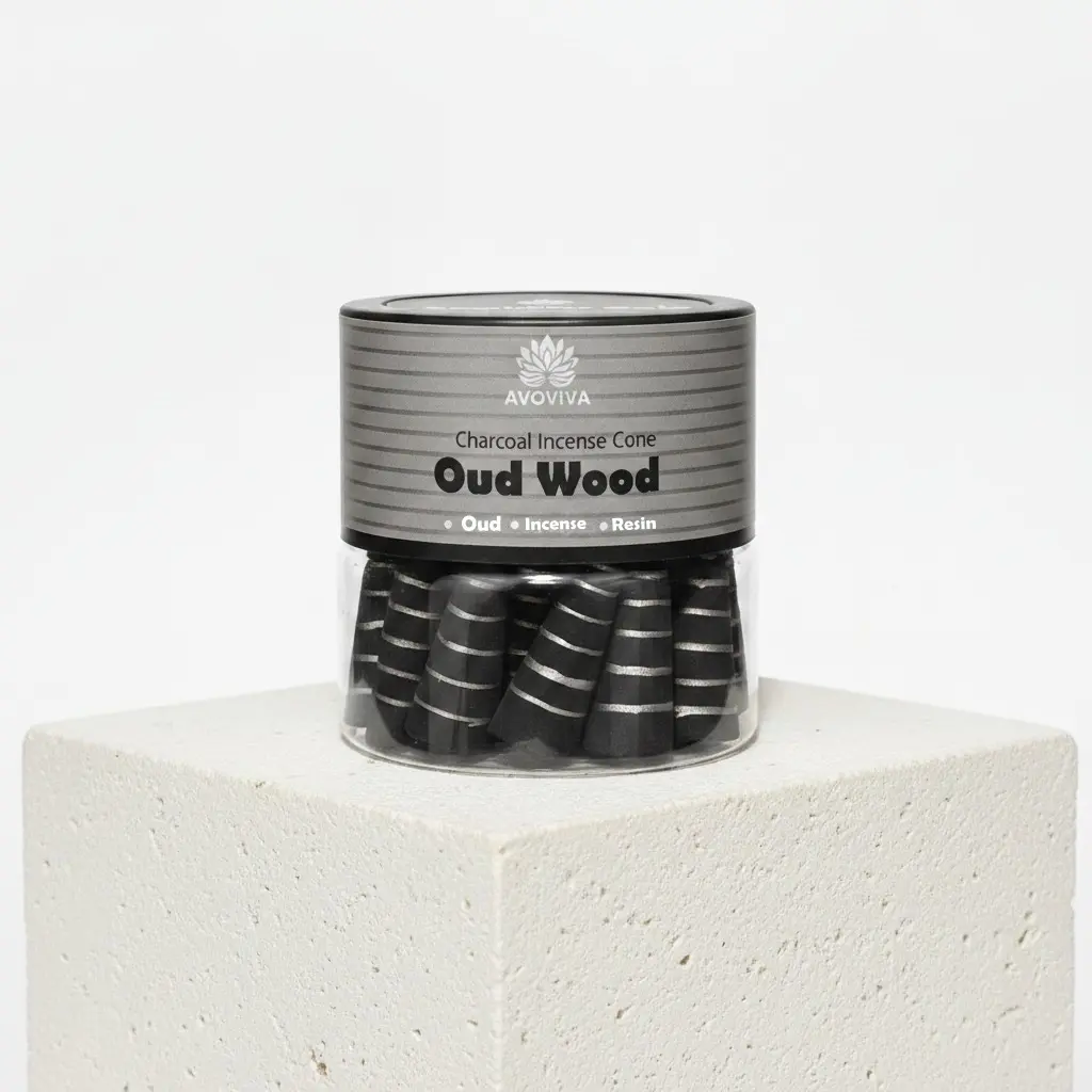 Avoviva Oud Wood | Charcoal Incense Cones – 24 ct Handmade  Oud · Incense · Resin — Luxury Charcoal Cone Incense