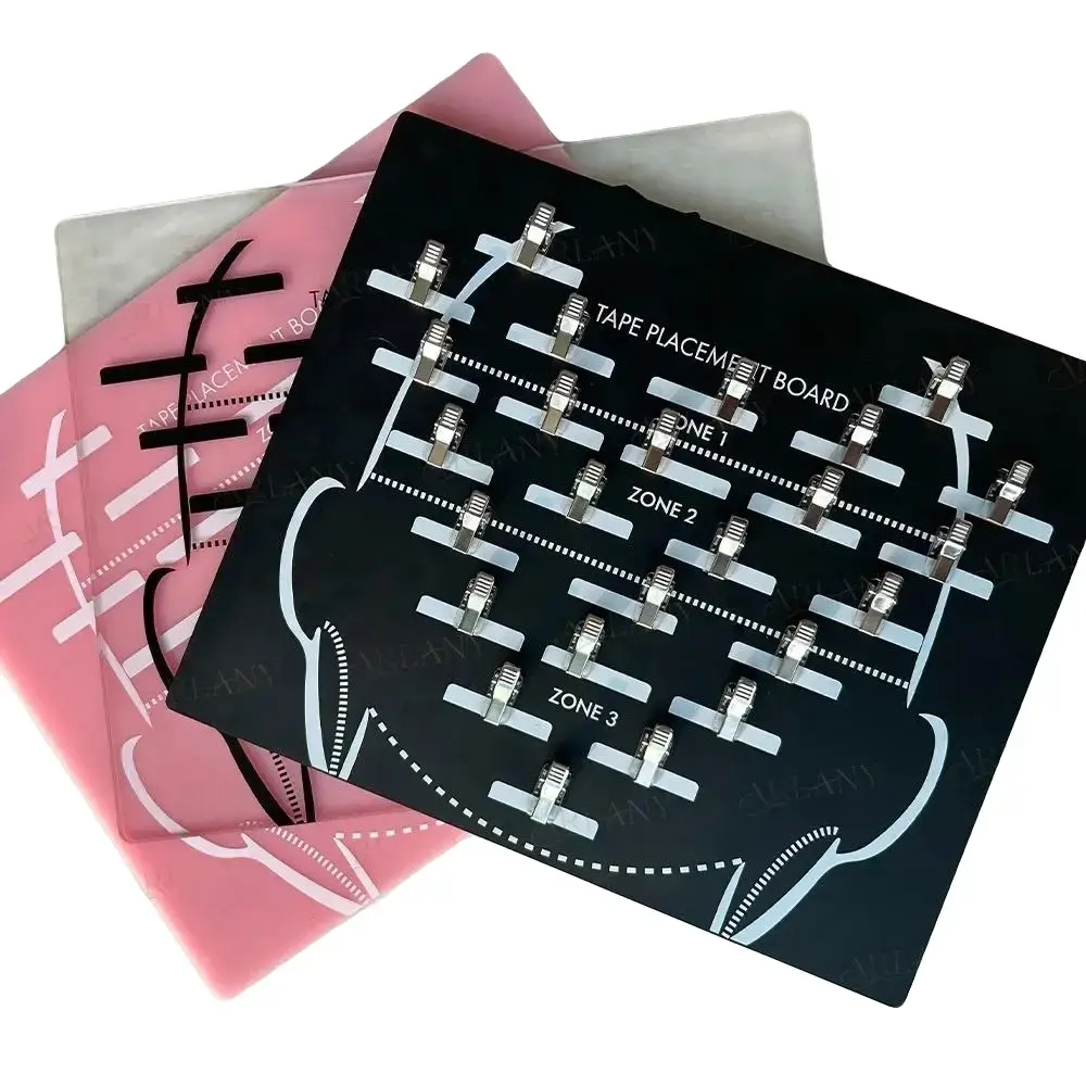 Tape In Placement Board for Hair Extensions