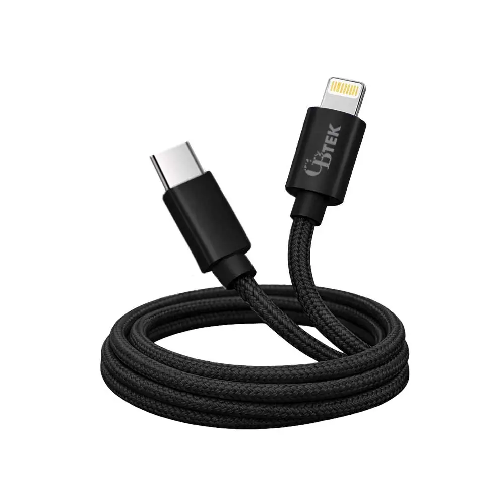 CBTEK MFi-Certified Lightning to Type-C Charging Cable, 4 ft for iPhone, Fast Charging & Data Sync Cable (Phones & Electronics Accessory)