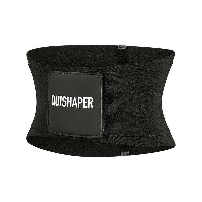 Women's Athletic Waist Trainer with Geometric Pattern, Double Compression Faja Body Shaper for Tummy Control