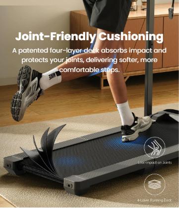 WalkingPad  MX10 Vertical Fold Treadmill | Upright Storage & 6.5MPH