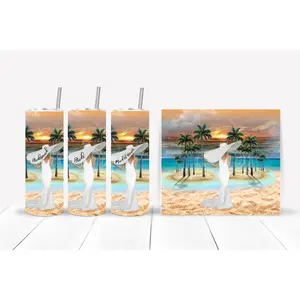 Tropical Bridal Party Tumbler