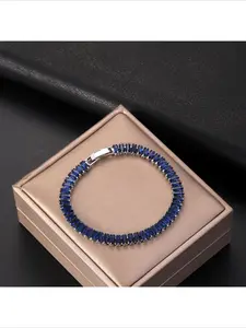 Trendy 2.5*5mm Colorful Zircon Bracelet for Men Women Fashion Jewelry Hot Sale New Arrival