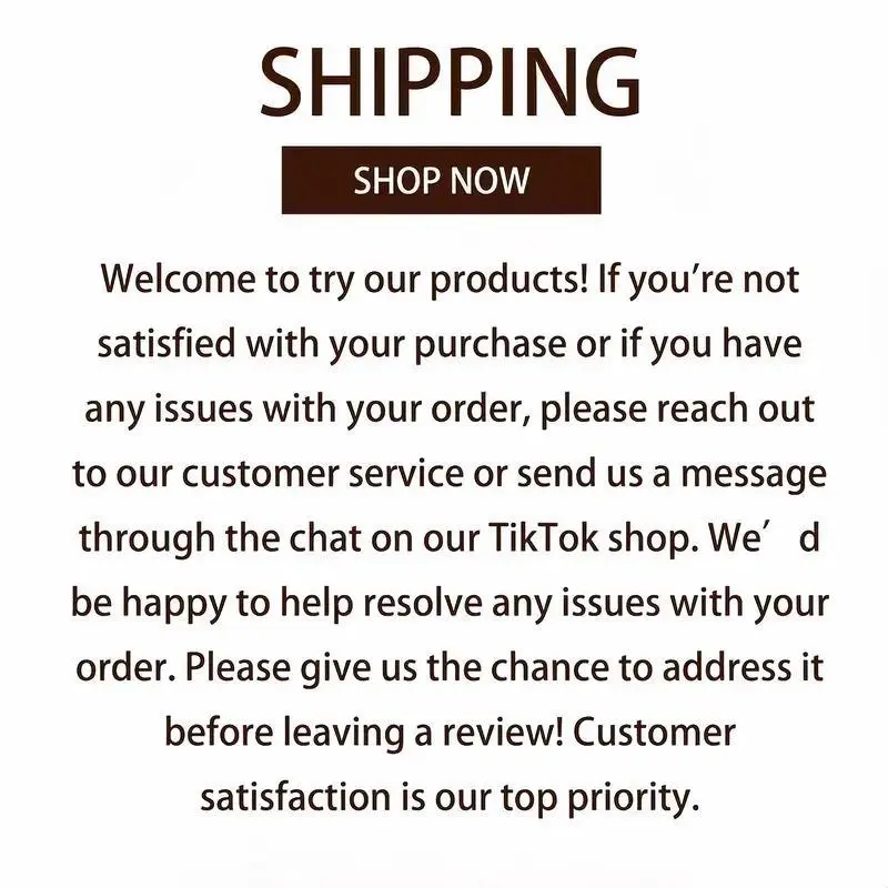 Carefully packaged, promptly shipped, please contact customer service..