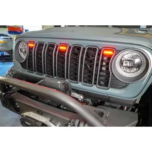 2024-2025 Jeep Wrangler / Gladiator Grille RGB Pre-Runner LED Lights