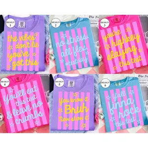 Comfort Colors Custom Retro Striped Test Day T Shirt, Matching State Testing Shirts, No Stress All Flex Shirt, Cute School Testing Day Tee, Testing Coordinator Shirt