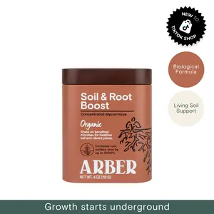 Arber Organic Soil & Root Boost – Liquid Soil and Root Care Concentrate for Indoor & Outdoor Plants, Individual Plant Care Formula Designed for Routine Watering and Below-Soil Plant Maintenance