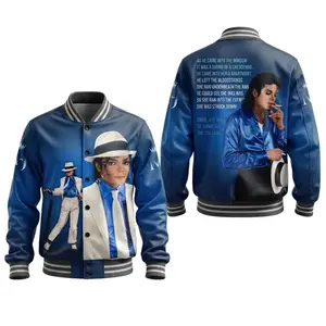 Michael Jackson Inspired Baseball Jacket – King of Pop Trendy Style