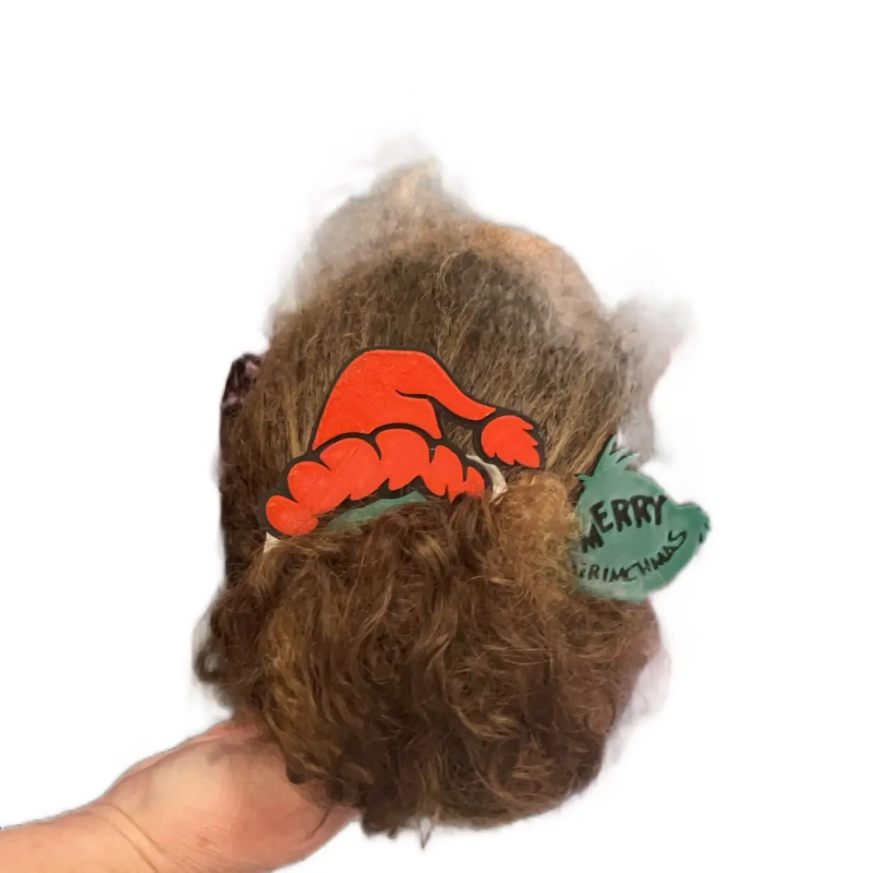 Grinch Hair Clip - 3D Design - Fashion Accessory