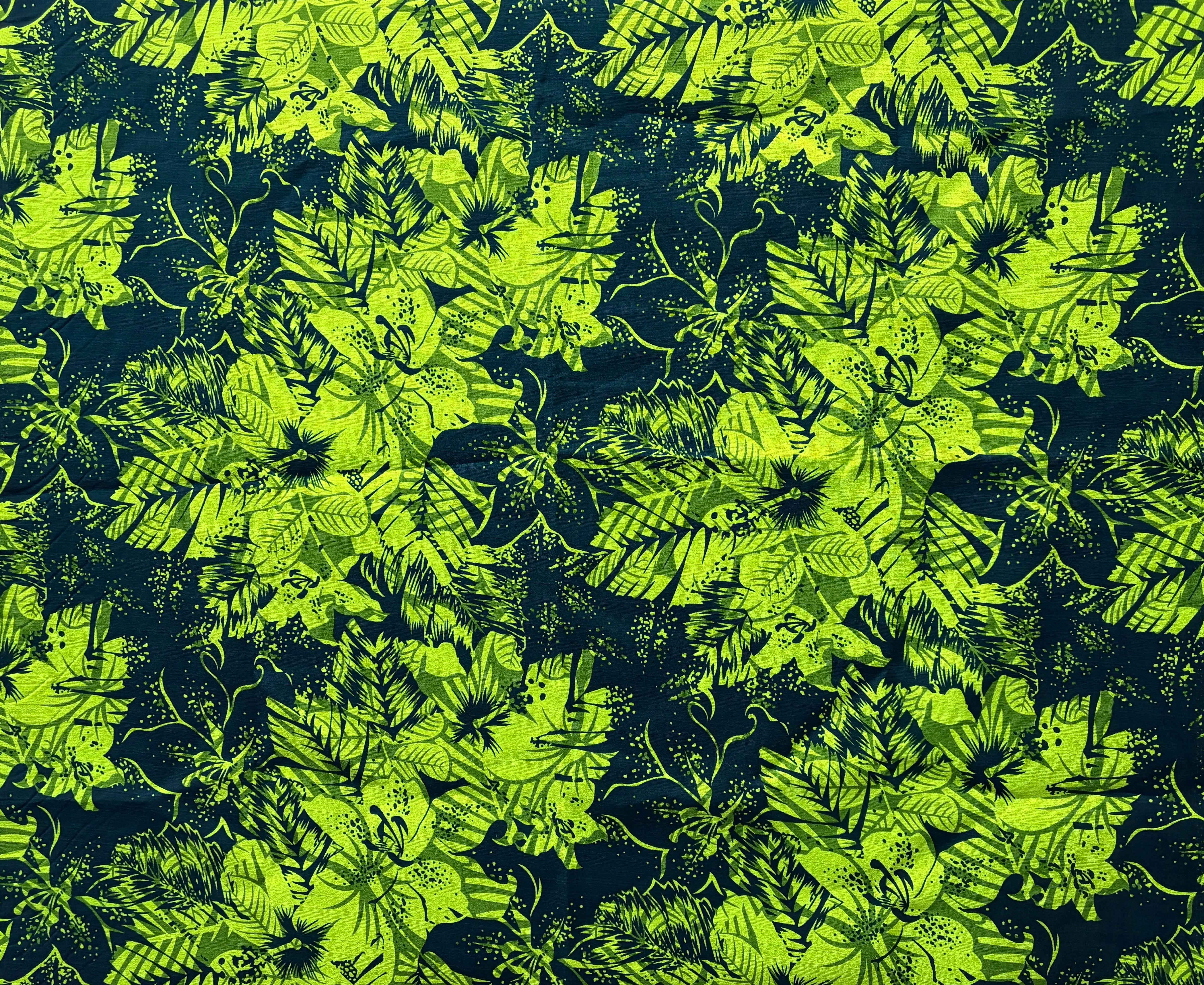 Tropical Hibiscus Flowers-Plumeria Leaves Cotton Barkcloth Upholstery Fabric, Soft Thick Lightweight, Fuchsia & Bright Pink, 1 Size (36in x 45in) Textile for Island Decor Sewing Projects, Tropical Look, 36X45 In