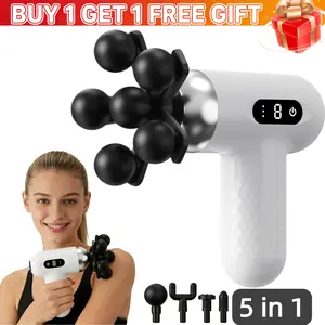 Upgraded Electric Vibration Fascia Gun - Rechargeable, Ideal For Muscle Relaxation And Fitness