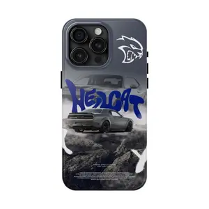 Challenger Charger Hellcat Phone Case, Hellcat Redeye SRT Case, Hellcat Demon Cover, iPhone 16 15 14 13 12 11 Pro Max Plus X Plastic Protection