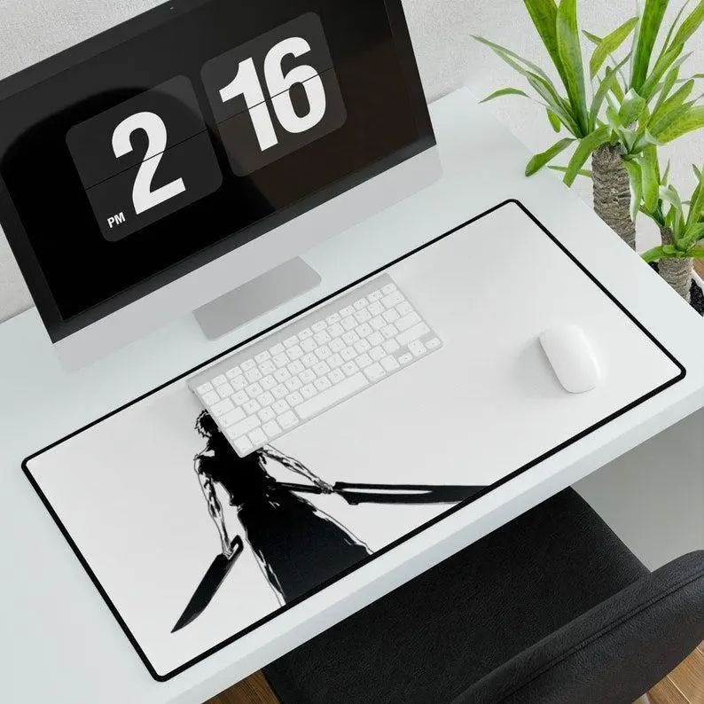 Bleach Ichigo Kurosaki XXL Gaming Desk Mat 35x16in – Anime Extended Mouse Pad, Non-Slip Rubber Base