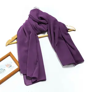Georgette Chiffon - Eggplant, Purple Color, Soft Fabric, Ideal for Various Occasions, Versatile Design for Everyday Wear