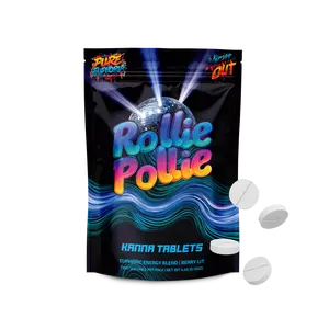 Rollie Pollie Kanna Tablets for Adults 21+ | 3 Flavors: Berry Lit, Party Punch, Tangerine Tango | Botanical Supplement for Nights Out, Festivals & Going Out