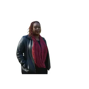 red & Black Shimmer Infinity Scarf