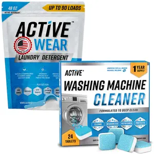 ACTIVE Washing Machine Cleaner & Activewear Detergent Bundle