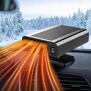 Portable Car Heater, 2026 New upgraded Car Heater for Vehicle,12V Fast Heating Windscreen Defroster Defogger, 150W Car Heater That Plugs into Cigarette Lighter and Cooling Fan for All Cars