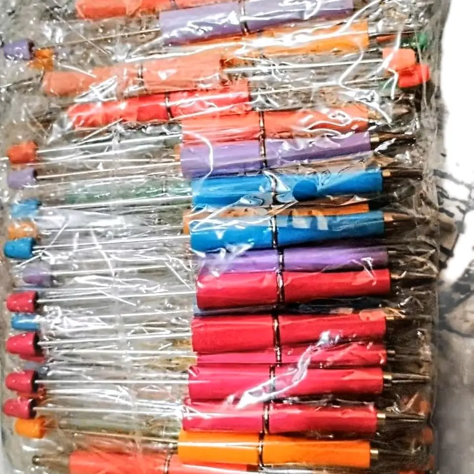 Silicone Beaded Pens - Assorted Colors for Creative Writing and Drawing Tools