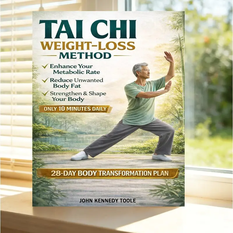 Tai Chi Weight Loss Program: 28-Day Fat Burning Plan, Daily 10-Min Home Workout, Low Impact, Knee-Friendly, Beginner Friendly